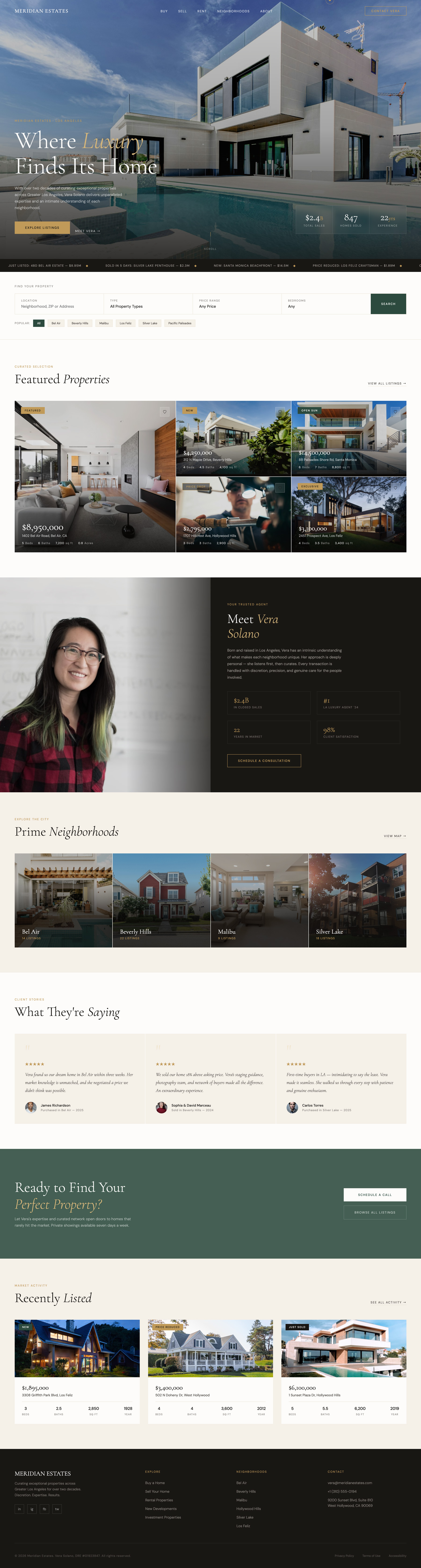 Real Estate Website 01